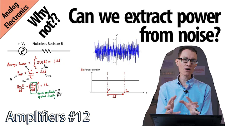 Noise and its weird units of V per sqrt Hz (Amplifiers #12)
