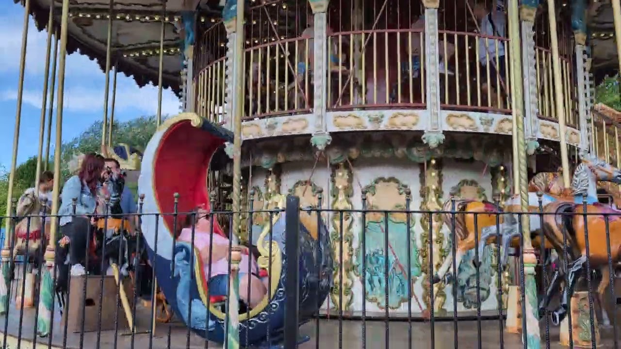 Carousel Ride At Pleasurewood Hills Family Theme Park