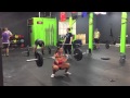 Mailee squat clean pr 125