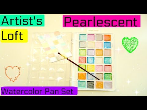Pearlescent Watercolor Comparison and Tutorial - Art by Karen Elaine