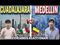 COREANOS REACCIONAN a GUADALAJARA VS MEDELLÍN !