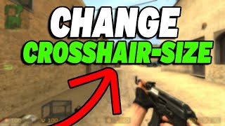 How To Change Crosshair Size in Counter-Strike Source