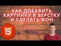 ОСНОВЫ HTML. КАК ВСТАВИТЬ КАРТИНКУ НА САЙТ. КАК СДЕЛАТЬ ФОН САЙТУ