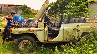 Restoration Of Ancient Cars UAZ 469 \/\/ Starting BEIJING After 34 Years + Little Test Drive