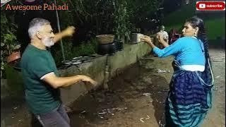 समदी और समदडी़ का जबर्दस्त डांस | meri bhanuli | cover song | inder arya | awesome pahadi