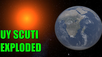 UY Scuti exploded (universe sandbox 2)