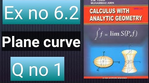How to solve Q no 1 ex no 6.2 BSC ! ADP ! 3rd year ! Part 1 ! calculus with analytic geometry