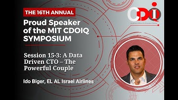 2022 MIT CDOIQ Symposium Session 15-3 - Ido Biger