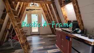 A Frame Cabin Build Walk Through, Cozy Cabin in Maine Nearing Completion