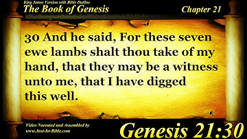 Genesis Hoofdstuk 21 - Bijbelboek 01 - De Heilige Bijbel KJV Lees mee Audio/Video/Tekst