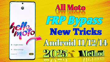 All Moto FRP Bypass 2025 👉 | Google Play Service No Open | Motorola Frp Bypass Setting Not Opening