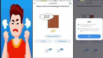 Easy Game Level 159 : Guess who is knocking on the door.