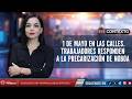 1 de mayo en las calles. Trabajadores responden a la precarización de Noboa