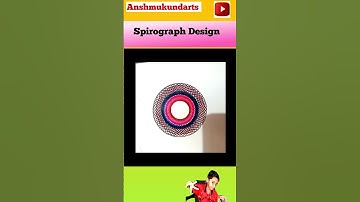 How To Make Spirograph Designs || Spirograph Design Draw Kare Pen Se12😍#shorts #ytshorts