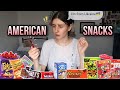 first time trying American snacks and candy