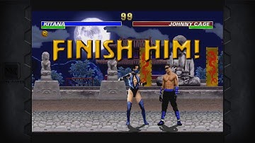 [MKTX UMK3 MOD]: Kitana Fatality 1-2-3-4.