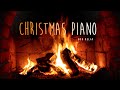 Instrumental christmas music with fireplace  piano music 247  merry christmas