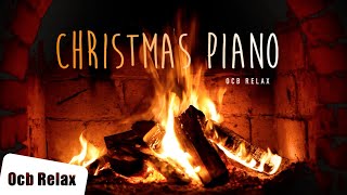 Instrumental Christmas Music with Fireplace & Piano Music 24/7 - Merry Christmas!