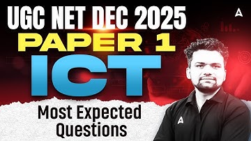 UGC NET Paper 1 | UGC NET ICT Most Expected Questions | UGC NET ICT Paper 1 By Abhishek Sir