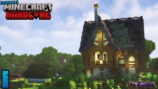 My Perfect Starter House! | Hardcore Minecraft #1