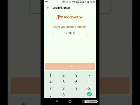 Login Demo Video - Shadowfax Delivery Partner app