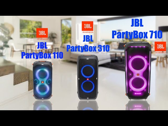 JBL® PartyBox 710 y PartyBox 110 iluminan la fiesta