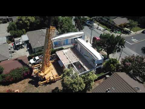 Raw footage of installing our 6th Connect-Homes house module.