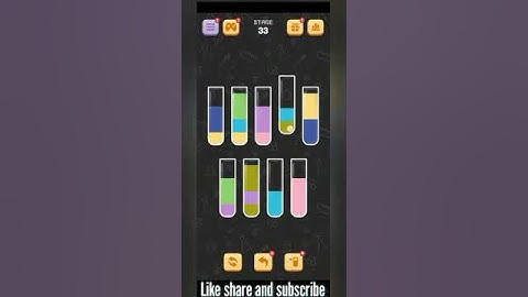 Water sort Quest level 33 #trending #shorts #video #song #song