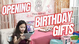 Happy 8th Birthday Abby! |Opening Birthday Presents