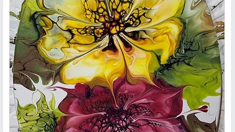 Acrylic Bloom Flower Explosion Series #5