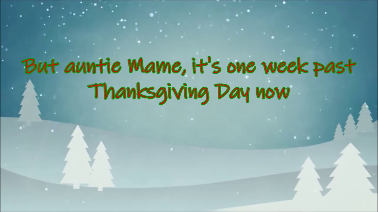 Glee we need a little christmas lyrics youtube