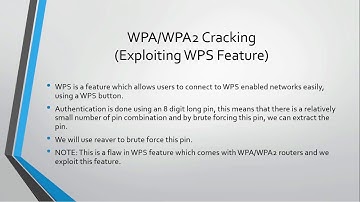 27. WIFI Hacking: Hacking A WIFI With WPA/WPA2 Encryption By Exploiting WPS Feature (Theory)