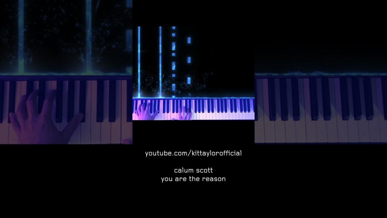 You Are the Reason [Calum Scott] (piano visualizer clip)