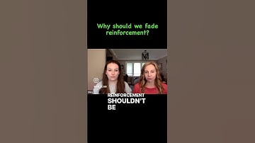 fading reinforcement #aba #bcba #reinforcement #abatherapy