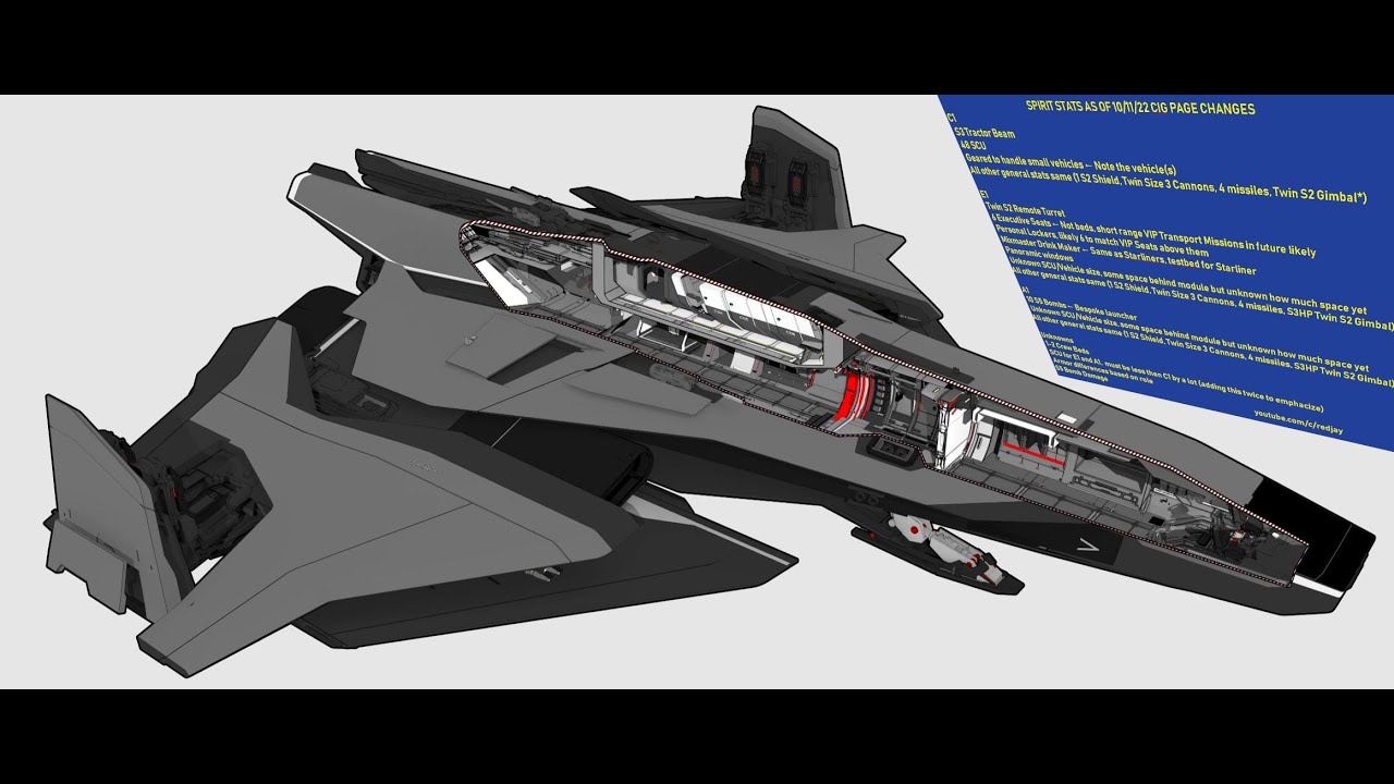 Spirit C1 E1 A1 Spec Changes! Star Citizen - YouTube