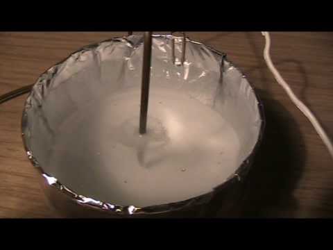 Water rotating in a magnetic field