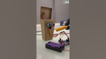 DIY Smart Dustbin using Arduino #roboarmy #ultrasonicsensor #scienceproject
