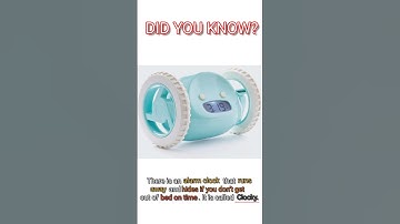 Did You Know? | #Fact 18 | The Clocky alarm @wonderofscienceverse
