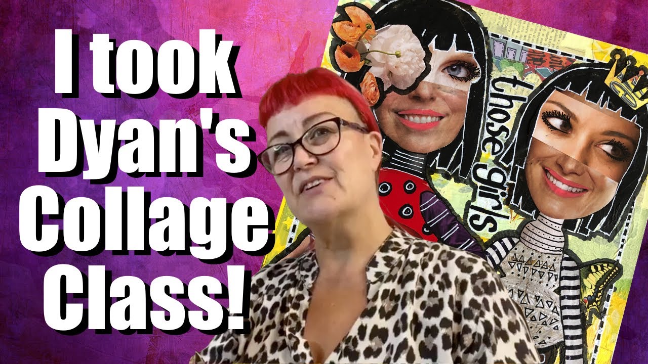 Коллаж журнала в стиле Дайана Ривли. Эти девчонки выглядят так, будто у них проблемы!