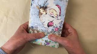 Vintage Christmas Travelers Notebook (Junk Journal Flip Through)