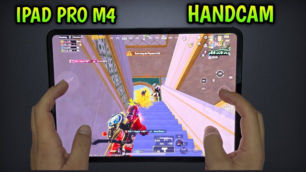 IPAD PRO M4 🔥  PUBG HANDCAM SMOOTH+ULTRA EXTREME 😍 PUBG TEST/ GAMEPLAY/ BEST SENSITIVITY/ FULL GYRO