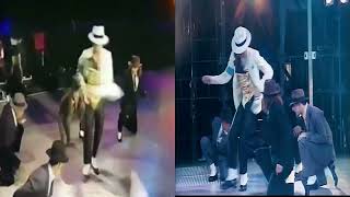 Michael Jackson Smooth Criminal Copenhagen 1992 vs Bucharest 1992