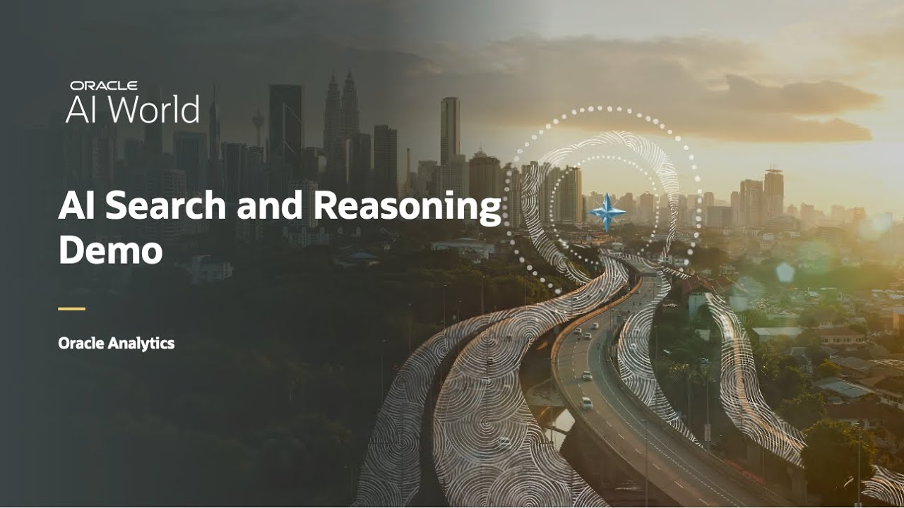 AI Search and Reasoning Analytics Vision with Oracle Analytics (AI ...