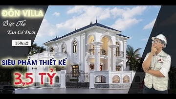 CỰC YÊU SIÊU PHẨM BIỆT THỰ TÂN CỔ ĐIỂN 2 TẦNG MÁI NHẬT ĐANG TRONG GIAI ĐOẠN THI CÔNG |HẢI ĐĂNG GROUP