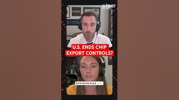 U.S. Ends Chip Export Controls?