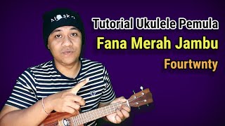 Chord Ukulele Fana Merah Jambu - Fourtwnty ( tutorial ukulele pemula )