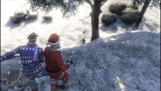 GTA 5 Ep.6! Santa, snow, snowball fights! screenshot 4