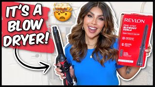 Revlon One Step Blow Out Curls Review!IT LOOKS LIKE A CURLING IRON... BUT IT'S A BLOW DRYER!!