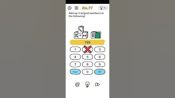 Brain out level 77|solution