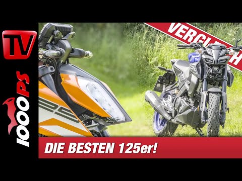 Yamaha MT 125 vs KTM 125 Duke Vergleich - Prestigeduell in der A1 Klasse 2020 Yamaha MT 125 vs KTM 125 Duke Vergleich - Prestigeduell in der A1 Klasse 2020